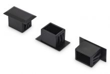 AL-BP-LCD LWL Blindstopfen für LC duplex schwarz VPE:100 Stück