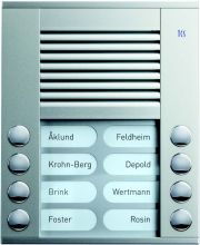 Audio Außenstation PES 12 Tasten 2-reihig  AP silber