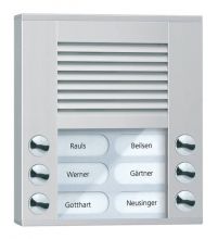 Audio Außenstation PES 6Tasten AP EN LED WS