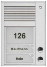Audio Außenstation Serie PAK 2 Klingeltasten (rechtsbündig) AP s