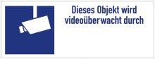 AKL Video Aufkleber Videoüberwachung \"Dieses Objekt wird videoü