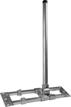 Aufsparrenhalter 48/900 + Aluminium-Mastkappe