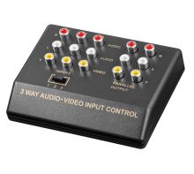 AVS 18 Cinch Audio/Video Umschaltpult