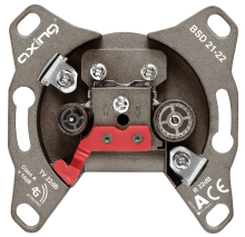 BSD 21-22 Hyperbreitband-Durchgangsdose 5-2200MHz 22dB