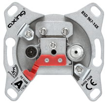 BSD 967-14X Multimedia-Durchgangsdose 14 dB | 5  1800 MHz | CAT