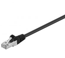 Cat.5e Netzwerkkabel SF/UTP 1,5 Meter schwarz