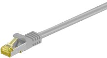 Cat.6A Netzwerkkabel S/FTP 0,25 Meter grau (Cat.7 Rohkabel)