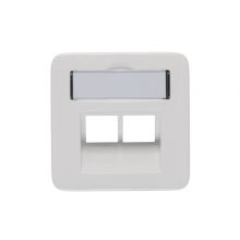 Creo Abdeckung für Datendosen Kategorie 6A/5e ultraweiß