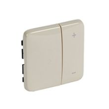 Creo Abdeckung für Tastdimmer 400W/600W mandelweiß