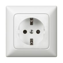 Creo Schutzkontakt-Steckdoseneinsatz (SK) ultraweiß