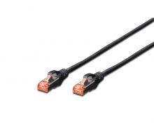 DK-1644-005/BL Cat.6 Netzwerkkabel S/FTP 0,5 Meter schwarz