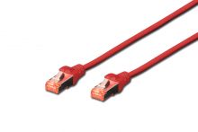 DK-1644-010/R Cat.6 Netzwerkkabel S/FTP 1,0 Meter rot