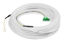 DK-3904LCA-50 FTTH Drop Kabel SM 4 Fasern 4 x LC/APC 50 Meter