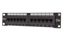 DN-91512U Professional 10\" Cat.5e 12-port Patch Panel 1HE
