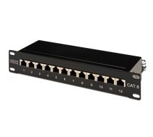 DN-91612S Professional 10\" Patch Panel Cat.6 Class E 12-port 1H