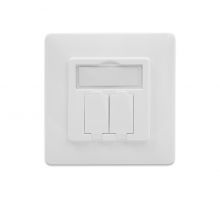 DN-93831 Professional Frontplatte für 2x Keystone Modul DN-93617