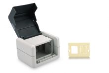 DN-93844-OD-2 DIGITUS Datenanschlussdosen-Set mit Klappdeckel in