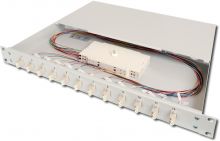 DN-96332/3 Professional LWL Spleißbox bestückt 24xLC DX OM3