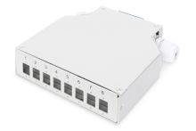 DN-96891 Hutschienen Spleißbox für 8 LC/DX Kupplungen
