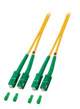 Duplex Jumper E2000® - SC/APC8° 9/125µ 2,0 Meter