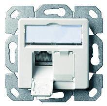 E-DAT design 2 Port UP6 Class E/Cat.6 Datendose
