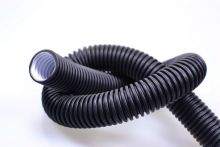 EFY-GS 32 flexibles Wellrohr aus PP schwarz mit sichtbarer Gleit