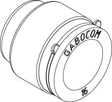 ES 16 Endstopfen transparent permanent f&uuml;r speedpipe&reg; VKE/VPE: 