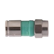 EX 59 HENT F-Kompressionsstecker für RG 59 Kabel grün