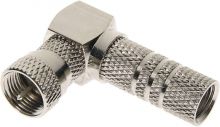 F-Stecker: 7,0mm/2er Set/HQ/90° F-Stecker