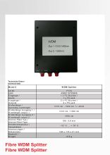 F174 WDM Splitter 1310+1550nm, Anschl.FC/PC