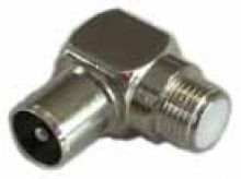 FB02 Winkel-Adapter HQ F-Buchse/IEC-Stecker