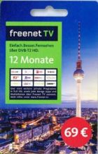 freenet TV Voucher 12 Monate