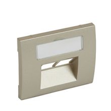 Galea Life Abdeckung DAE FSTP 2x RJ45 Kat.5e titanium