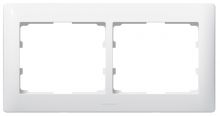 Galea Life Rahmen 2-fach horizontal ultraweiß
