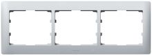 Galea Life Rahmen 3-fach horizontal soft aluminium