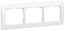 Galea Life Rahmen 3-fach horizontal ultraweiß