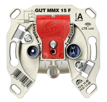 GUT MMX 15F Multimedia-/ BK & Daten-Durchgangsdose 15dB