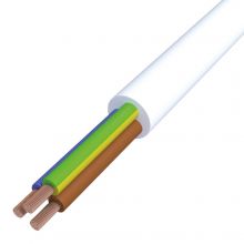 H05VV-F 3G1,5 PVC-Schlauchleitung 50,0 Meter weiß