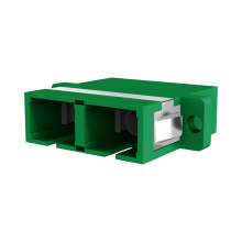 Kunststoff Kupplung SC-APC Duplex grün Duplex OS 2