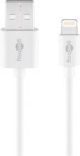 Lightning USB Lade- und Synchronisationskabel 1,0 Meter weiß
