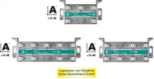 LIV 4 U Verteiler 4-fach U-Bauform 5-1218MHz