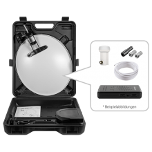 Megasat Campingkoffer (HD) mit Receiver und zahlreichem Zubehör