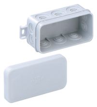 Mini-25 Abzweigkasten 43x89x43mm IP55 grau
