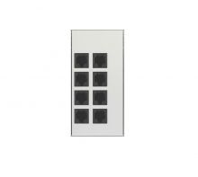 Modulfrontplatte T-Modul / Up0-Modul 508 für AS 200 IT (perlgrau