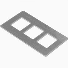 Montageplatte f. Geräteträger GTVD200/300 Datenmodul 3-fach RJ45