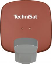 MULTYTENNE DUOSAT mit DuoSat-Twin-LNB ziegelrot