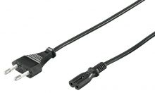 NK 104 S-500 Netzkabel Eurostecker/Doppelbuchse 5m