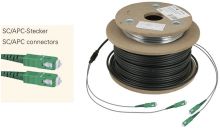 OFO 075 SC/APC optisches Twin-Kabel 75m für Erdverlegung