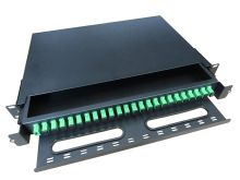 OPP 24 LWL-Patchpanel 19\" 24 Port SC/APC