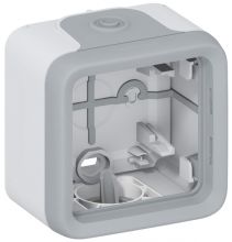 Plexo Aufputzgehäuse 1-fach IP55-IK07 grau